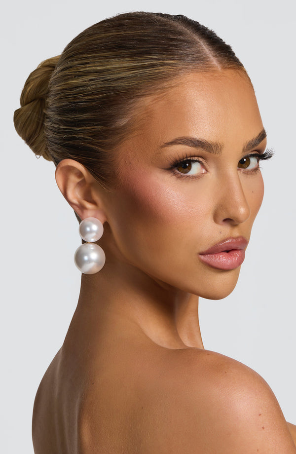 Aria Earrings - Pearl