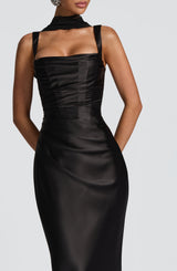 Calanthe Maxi Dress - Black