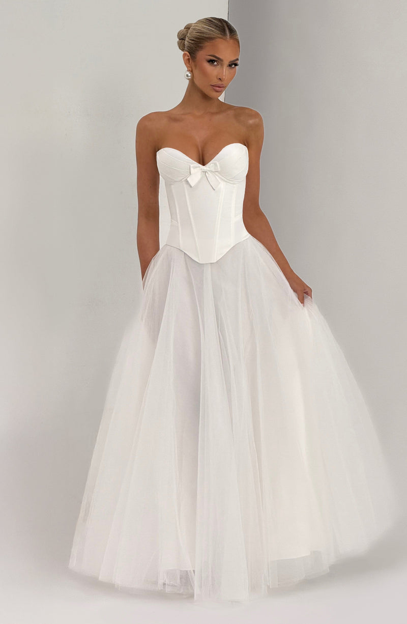 Ethel Maxi Skirt - Ivory