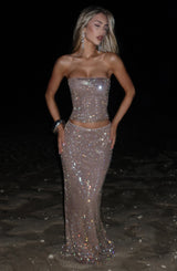 Hali Maxi Skirt - Gold