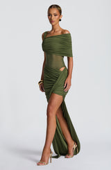 Henrietta Maxi Skirt - Khaki