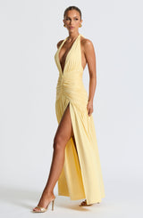 Melania Maxi Dress - Lemon