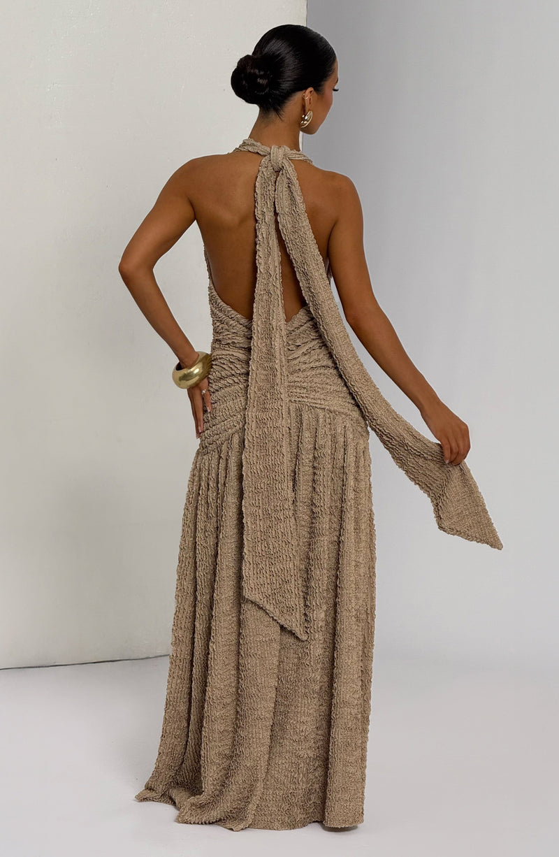 Minerva Maxi Dress - Beige