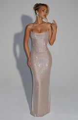 Mirabella Maxi Dress - Nude