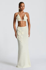 Nerida Maxi Skirt - Ivory