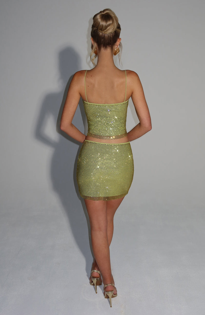 Nila Mini Skirt - Olive