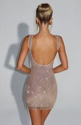 Petra Mini Dress - Gold