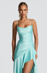 Samira Maxi Dress - Aqua