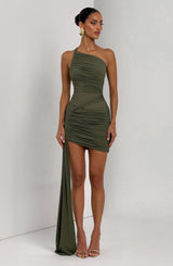 Shazia Mini Dress - Khaki