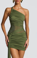 Shazia Mini Dress - Khaki